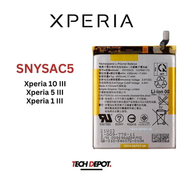 Sony Xperia 1 III, 5 III, 10 III Replacement Battery 4500 mAh- SNYSAC5